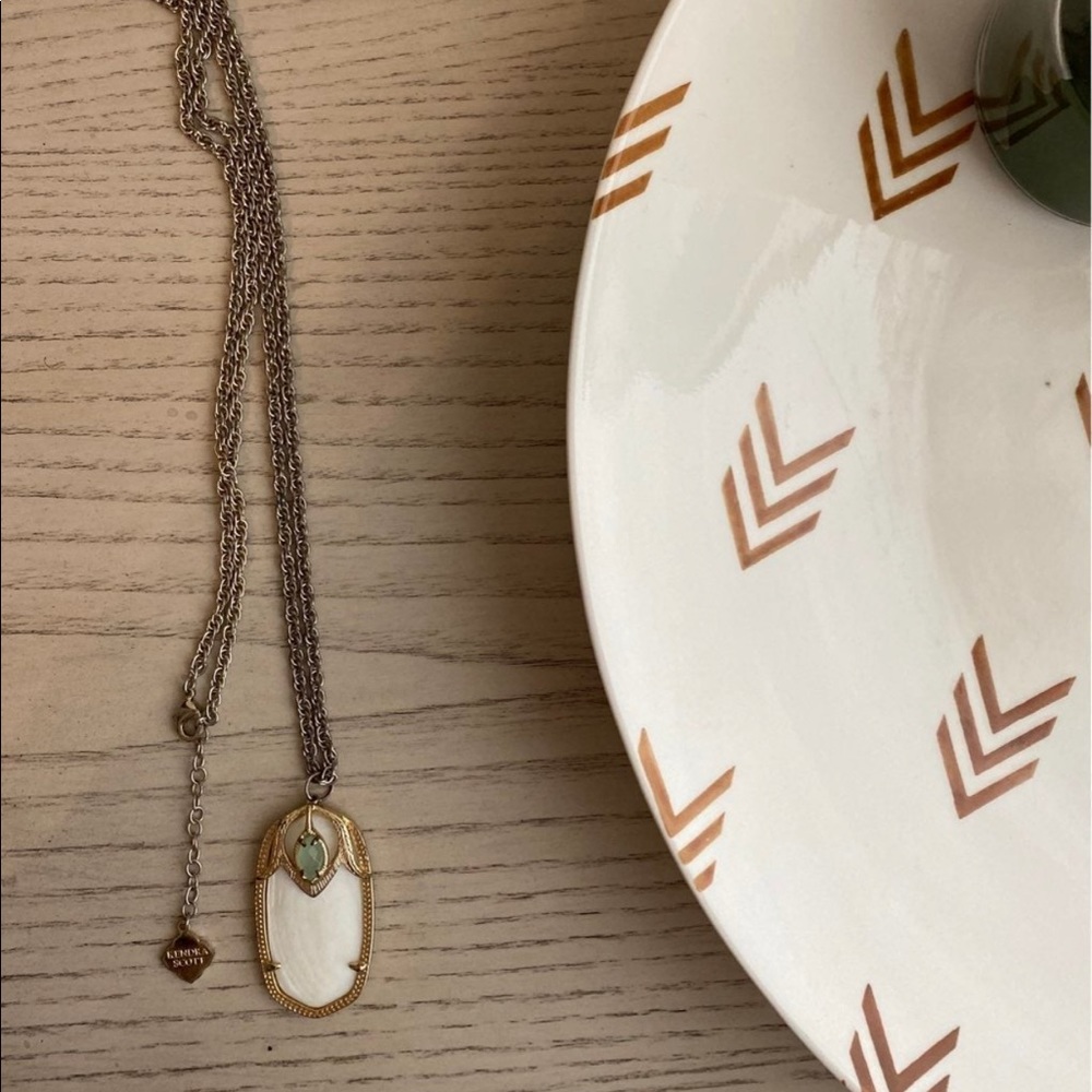 Kendra Scott Pendant with Coral Accents